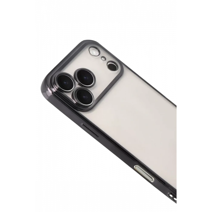 Apple iPhone 17 Pro Lensli Silikon - Siyah