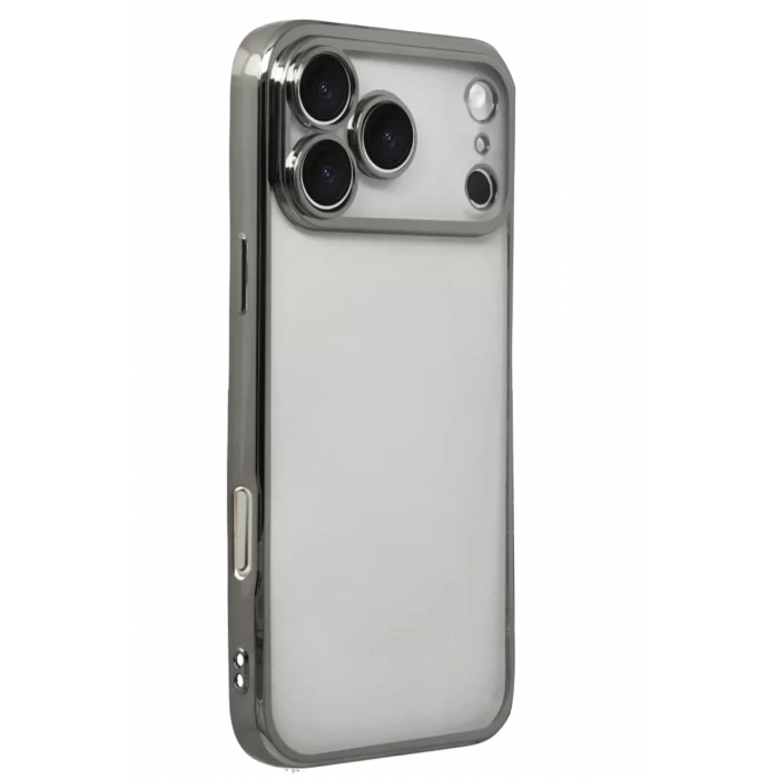 Apple iPhone 17 Pro Lensli Silikon - Titan Gri