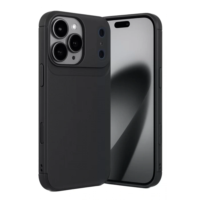 Apple iPhone 17 Pro Max Auto Focus Karbon Kapak - Siyah