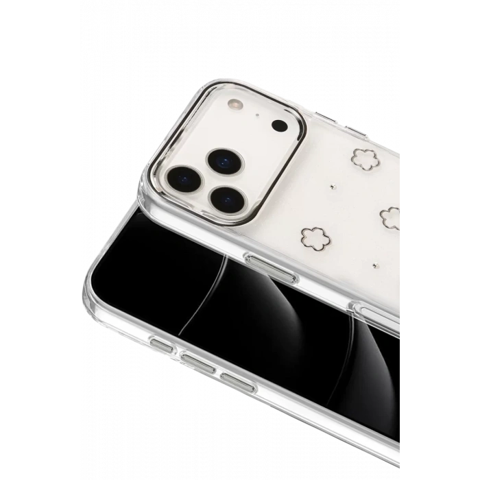Apple iPhone 17 Pro Max Fiyonk Desenli Kapak - Desen 2