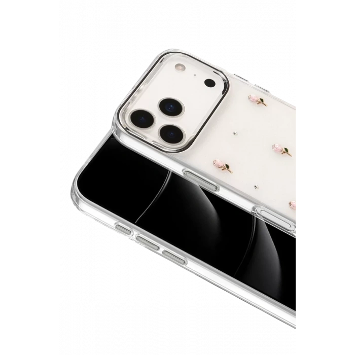 Apple iPhone 17 Pro Max Fiyonk Desenli Kapak - Desen 6