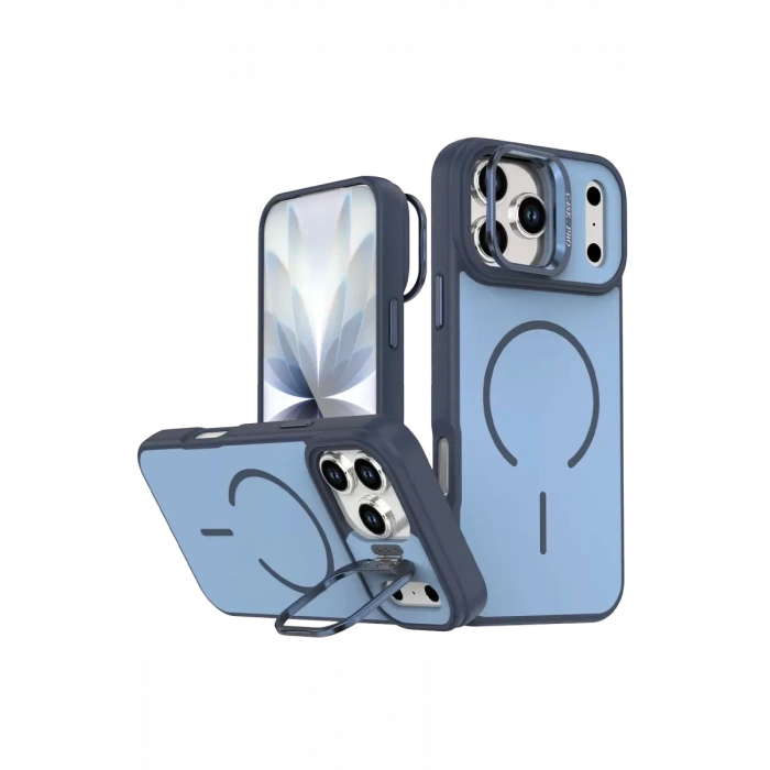 Apple iPhone 17 Pro Max Flexa Magsafe Kapak - Mavi