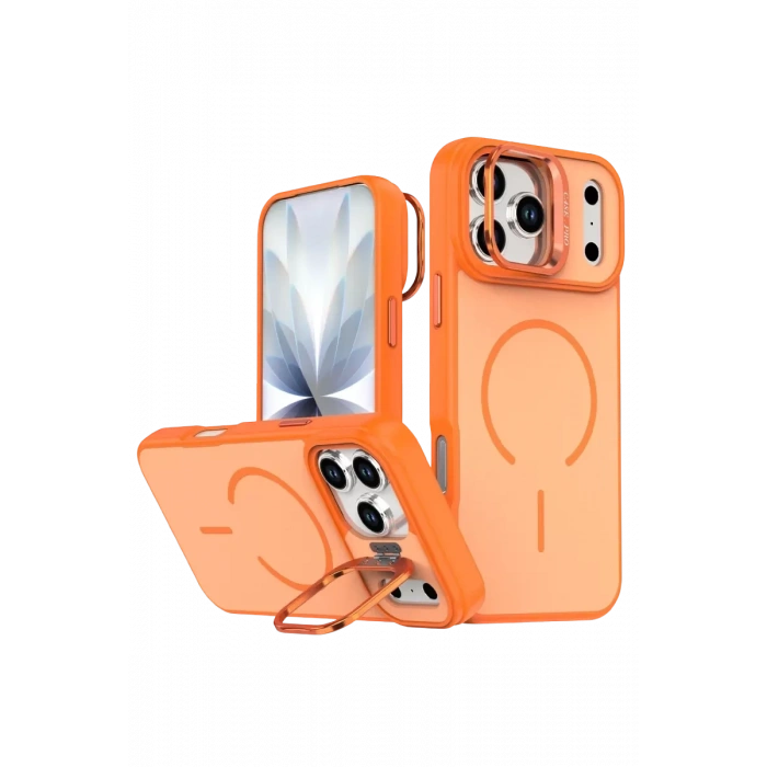 Apple iPhone 17 Pro Max Flexa Magsafe Kapak - Turuncu