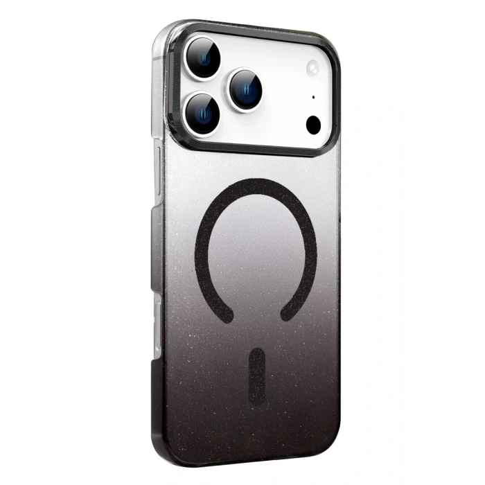 Apple iPhone 17 Pro Max Glossy Magsafe Kapak - Siyah