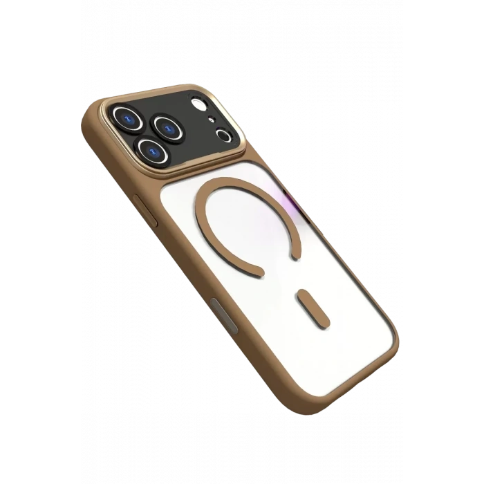 Apple iPhone 17 Pro Max Hazar Magsafe Kapak - Gold