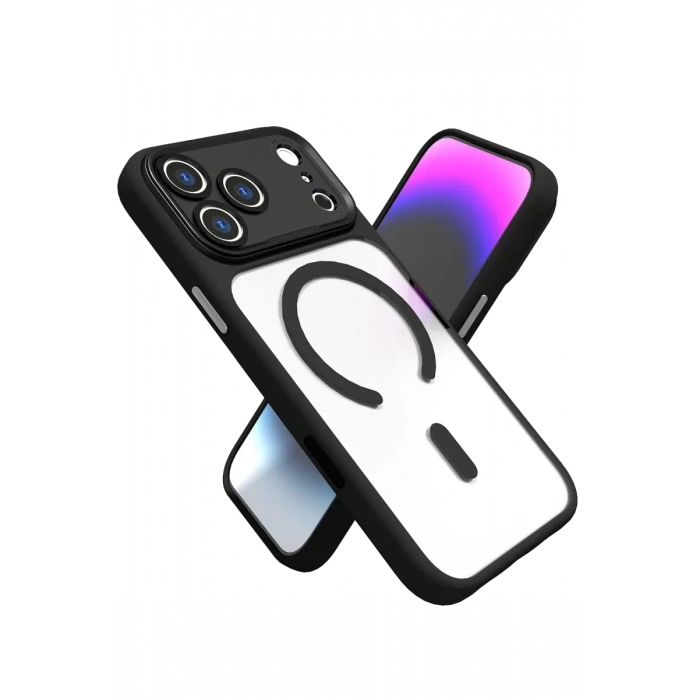 Apple iPhone 17 Pro Max Hazar Magsafe Kapak - Siyah