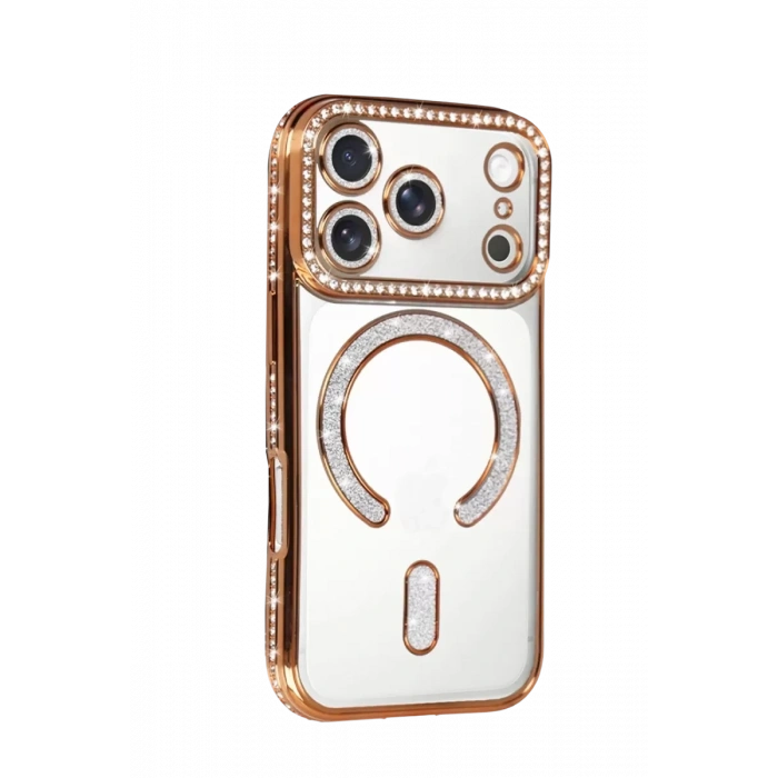 Apple iPhone 17 Pro Max Joke Simli Magneticsafe Kılıf - Turuncu