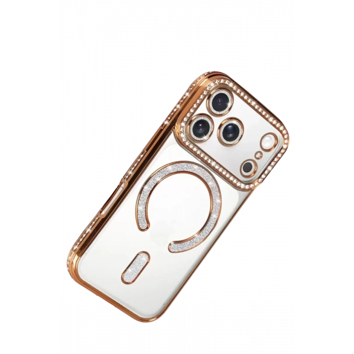 Apple iPhone 17 Pro Max Joke Simli Magneticsafe Kılıf - Turuncu