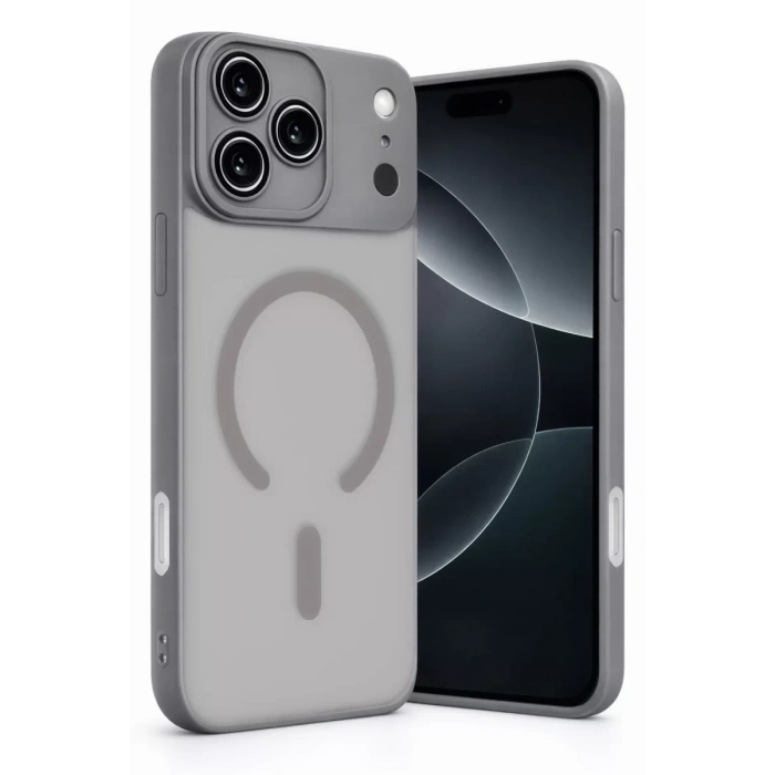 Apple iPhone 17 Pro Max Jota Lensli Magsafe Kapak - Titan Gri