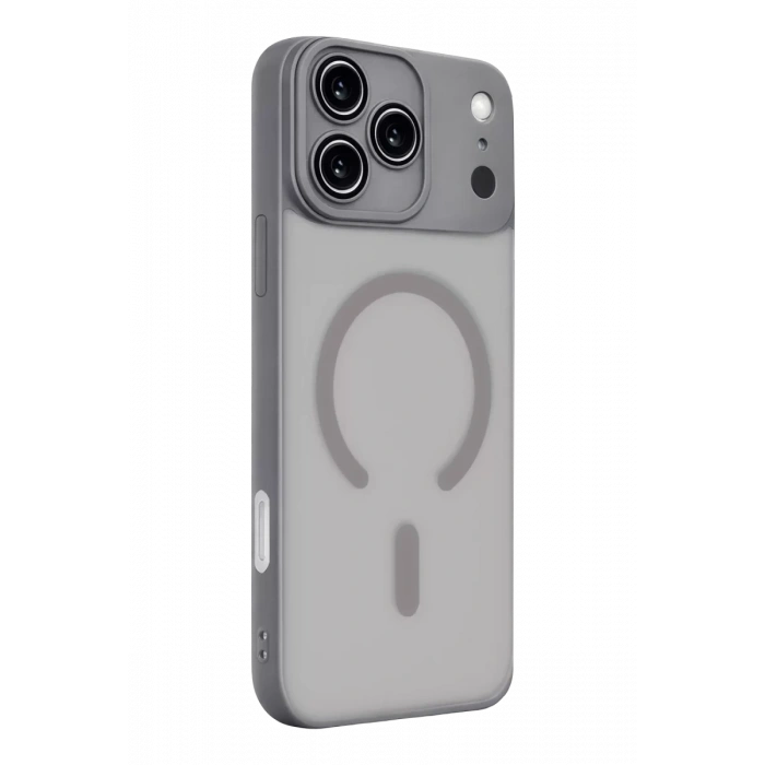 Apple iPhone 17 Pro Max Jota Lensli Magsafe Kapak - Titan Gri