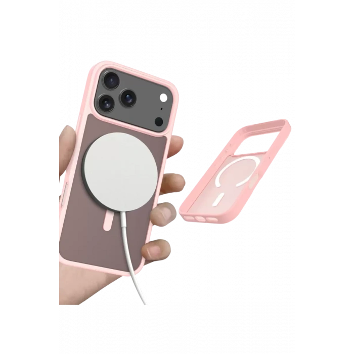 Apple iPhone 17 Pro Max Jota Magsafe Kapak - Pudra
