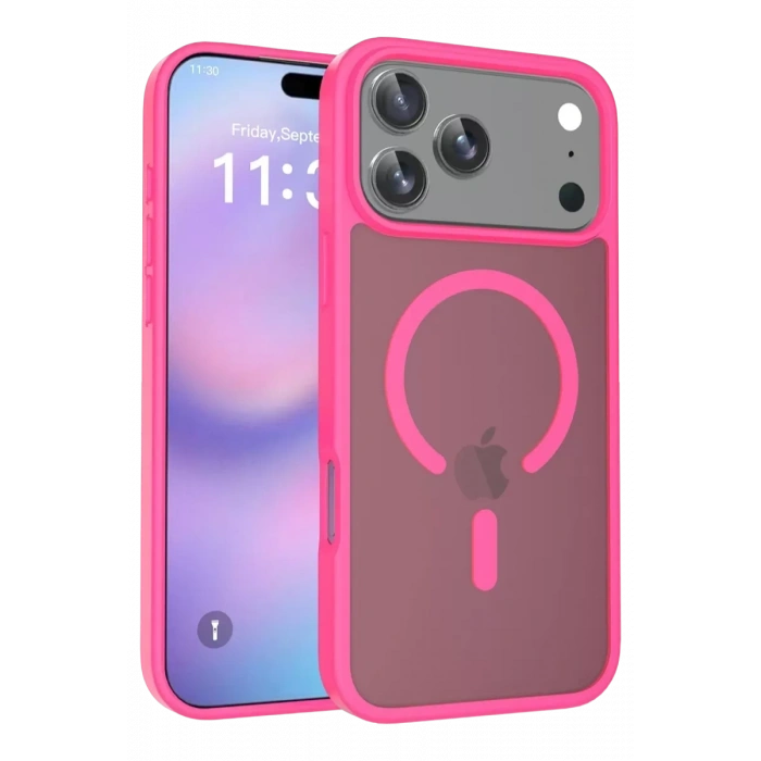 Apple iPhone 17 Pro Max Jota Magsafe Kapak - Rose