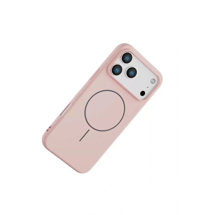 Apple iPhone 17 Pro Max Jully Magsafe Kapak - Pudra