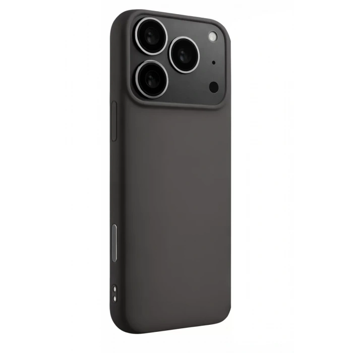 Apple iPhone 17 Pro Max Nano içi Kadife Silikon - Gri