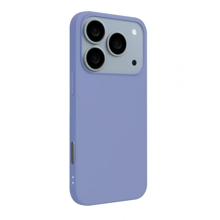 Apple iPhone 17 Pro Max Nano içi Kadife Silikon - Lila