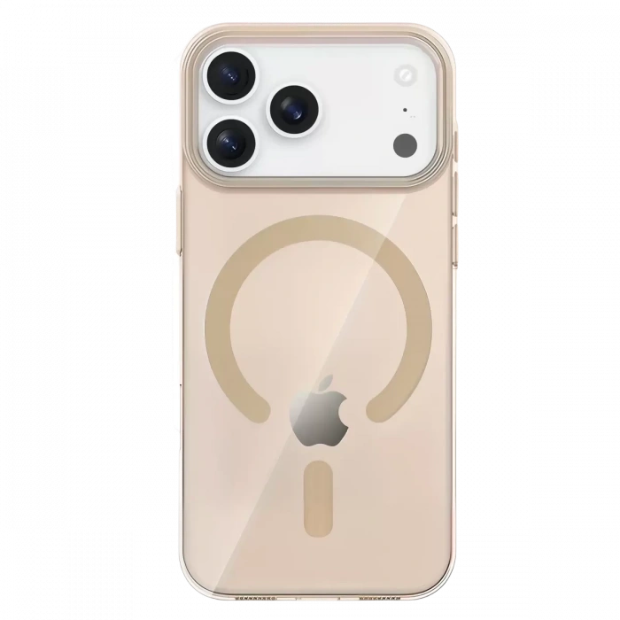 Apple iPhone 17 Pro Max PC Blank Magsafe Kapak - Çöl Titanyum