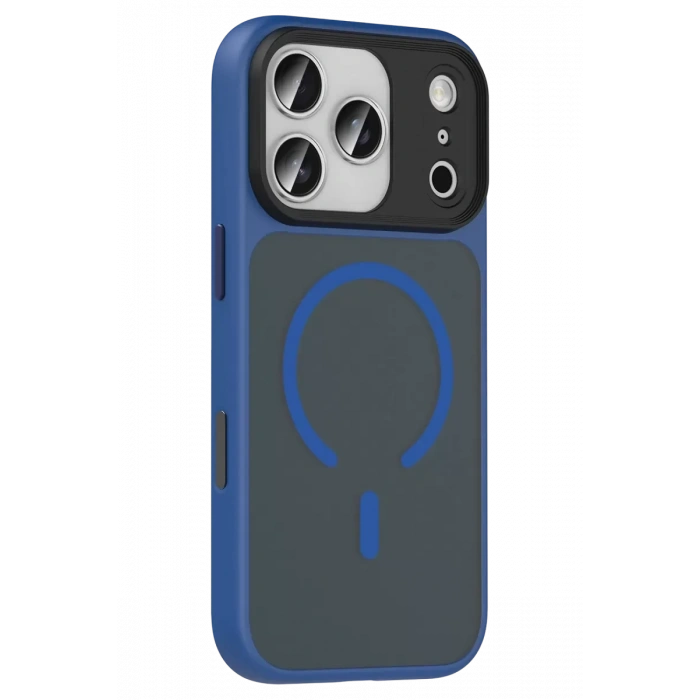 Apple iPhone 17 Pro Megane Magsafe Kapak - Lacivert