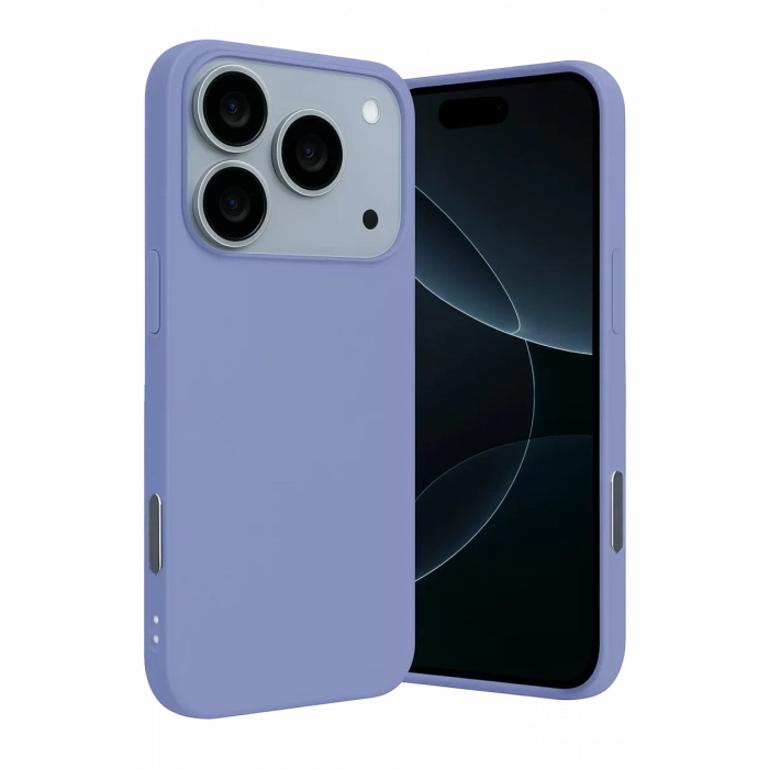 Apple iPhone 17 Pro Nano içi Kadife Silikon - Lila