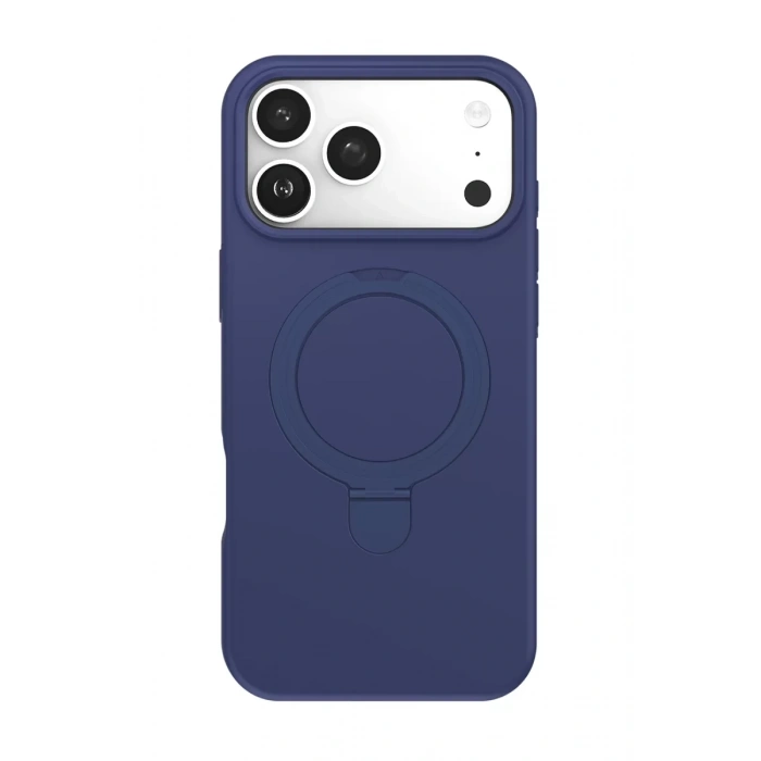 Apple iPhone 17 Pro Regal Magsafe Standlı Kapak - Lacivert