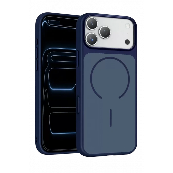 Apple iPhone 17 Pro Rush Magsafe Kapak - Mavi