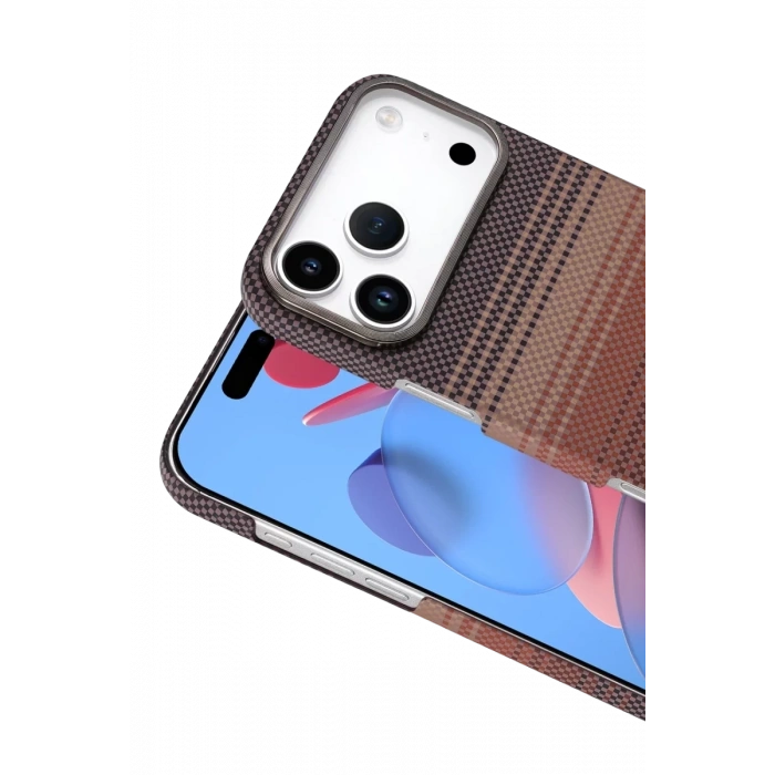 Apple iPhone 17 Pro Vega Magsafe Kapak - Çöl Titanyum