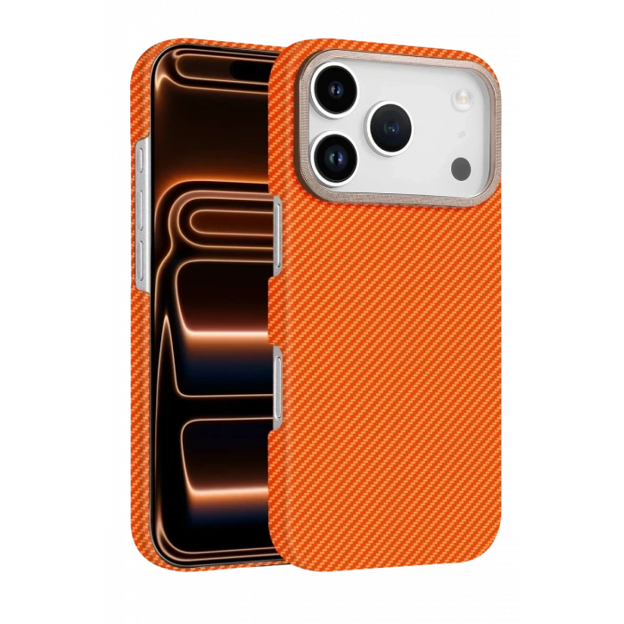 Apple iPhone 17 Pro Vega Magsafe Kapak - Turuncu