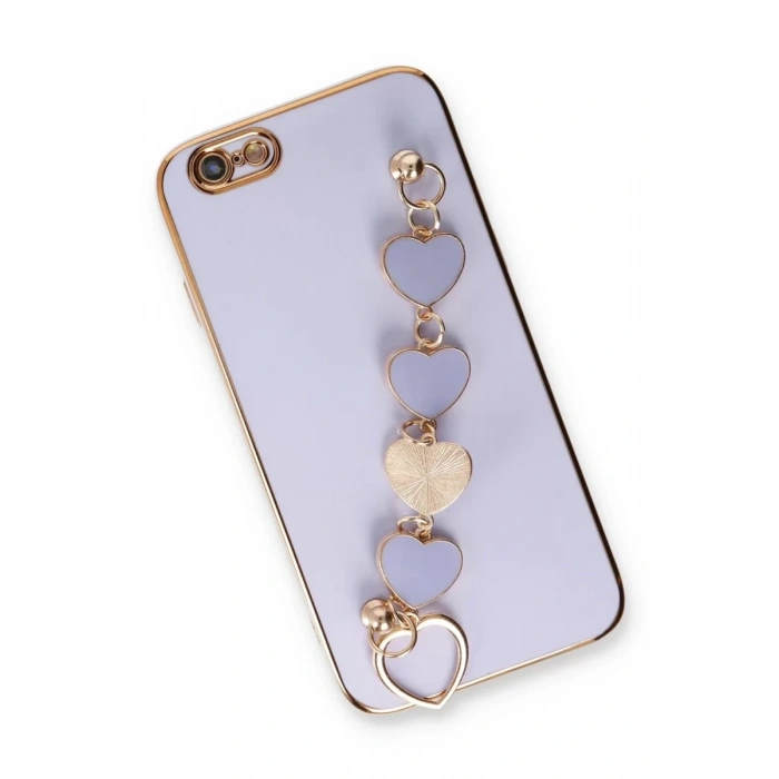 Apple iPhone 6 Kılıf Esila Silikon - Lila