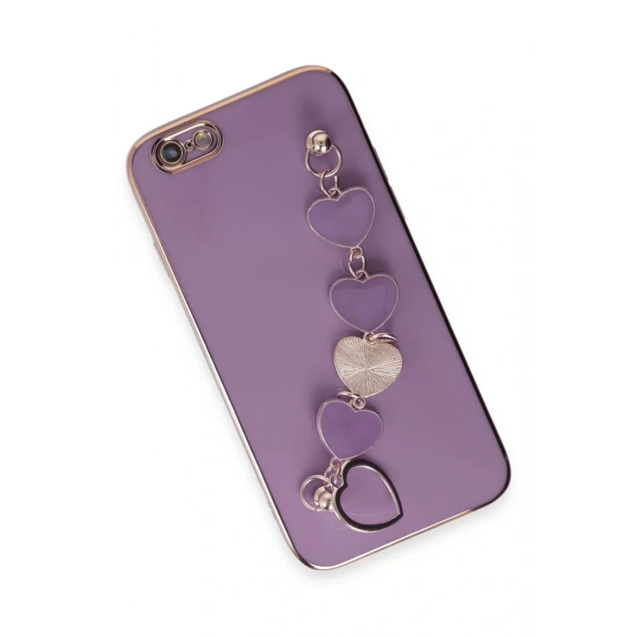 Apple iPhone 6 Kılıf Esila Silikon - Mor