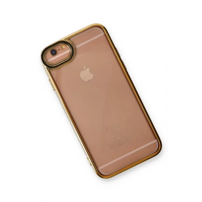Apple iPhone 6 Kılıf Liva Lens Silikon - Siyah