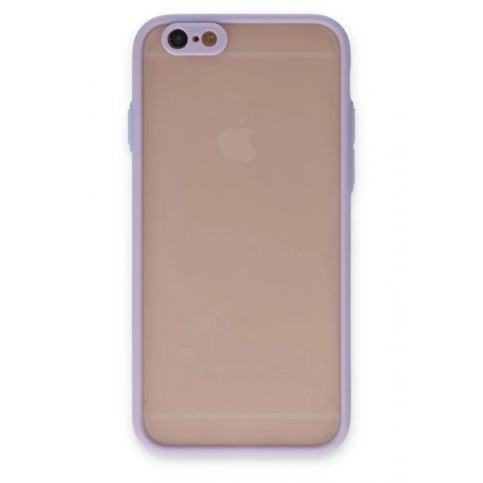 Apple iPhone 6 Kılıf Montreal Silikon Kapak - Mor