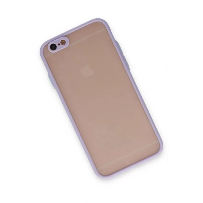 Apple iPhone 6 Kılıf Montreal Silikon Kapak - Mor
