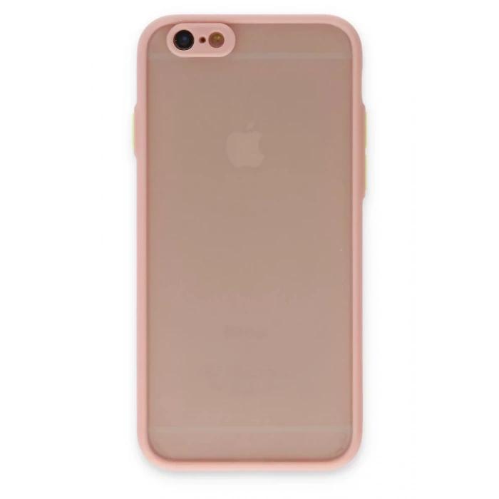 Apple iPhone 6 Kılıf Montreal Silikon Kapak - Pembe