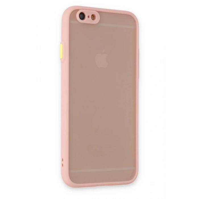 Apple iPhone 6 Kılıf Montreal Silikon Kapak - Pembe