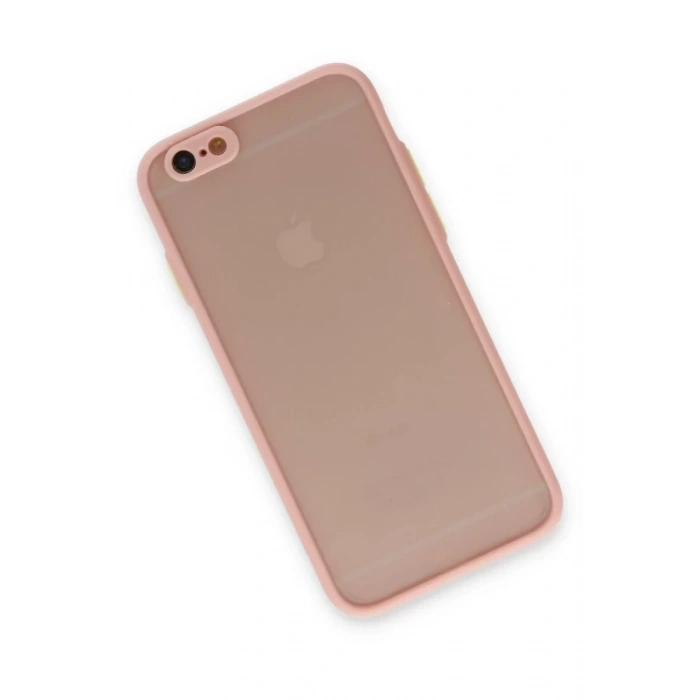 Apple iPhone 6 Kılıf Montreal Silikon Kapak - Pembe