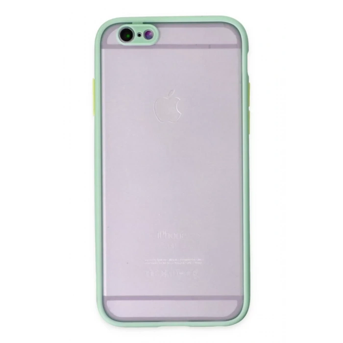 Apple iPhone 6 Kılıf Montreal Silikon Kapak - Turkuaz