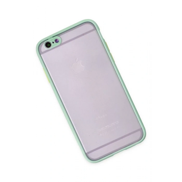 Apple iPhone 6 Kılıf Montreal Silikon Kapak - Turkuaz