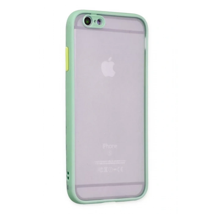 Apple iPhone 6 Kılıf Montreal Silikon Kapak - Turkuaz