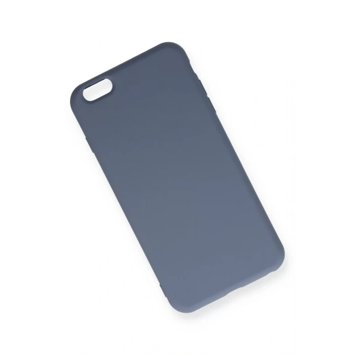 Apple iPhone 6 Plus Kılıf Nano içi Kadife Silikon - Gri