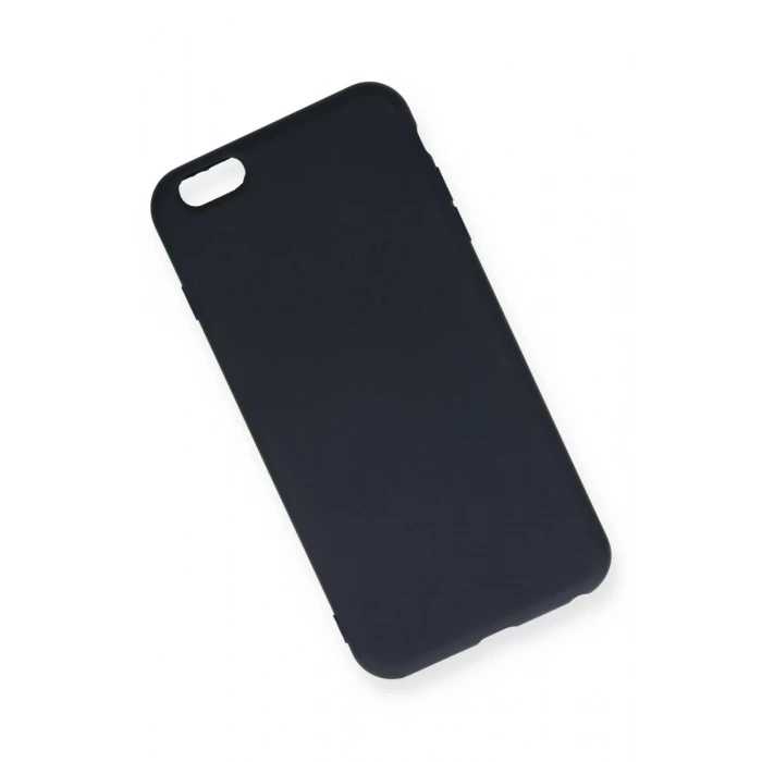 Apple iPhone 6 Plus Kılıf Nano içi Kadife Silikon - Lacivert