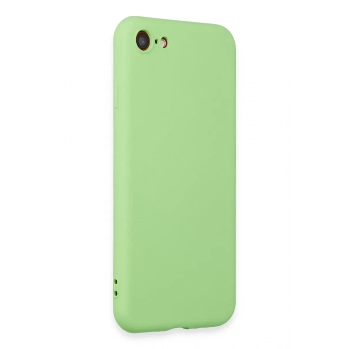 Apple iPhone 7 Kılıf First Silikon - Açık Yeşil