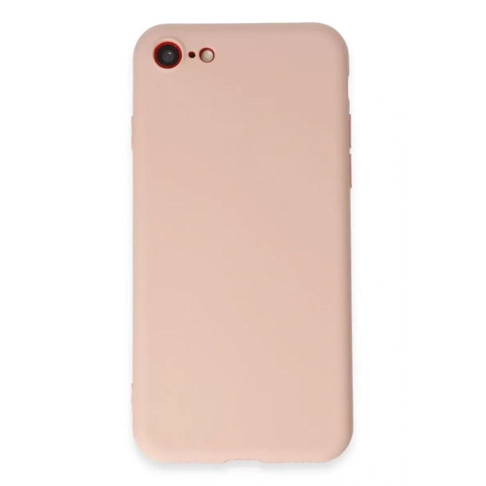 Apple iPhone 7 Kılıf First Silikon - Pudra
