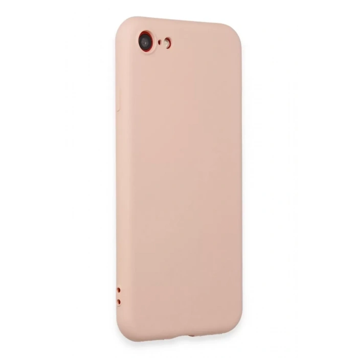 Apple iPhone 7 Kılıf First Silikon - Pudra