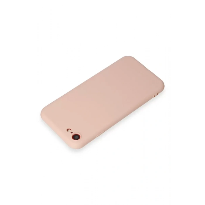 Apple iPhone 7 Kılıf First Silikon - Pudra