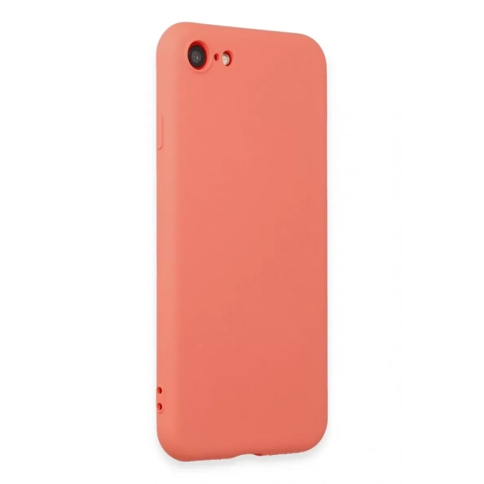 Apple iPhone 7 Kılıf First Silikon - Turuncu