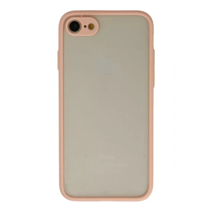Apple iPhone 7 Kılıf Montreal Silikon Kapak - Pembe