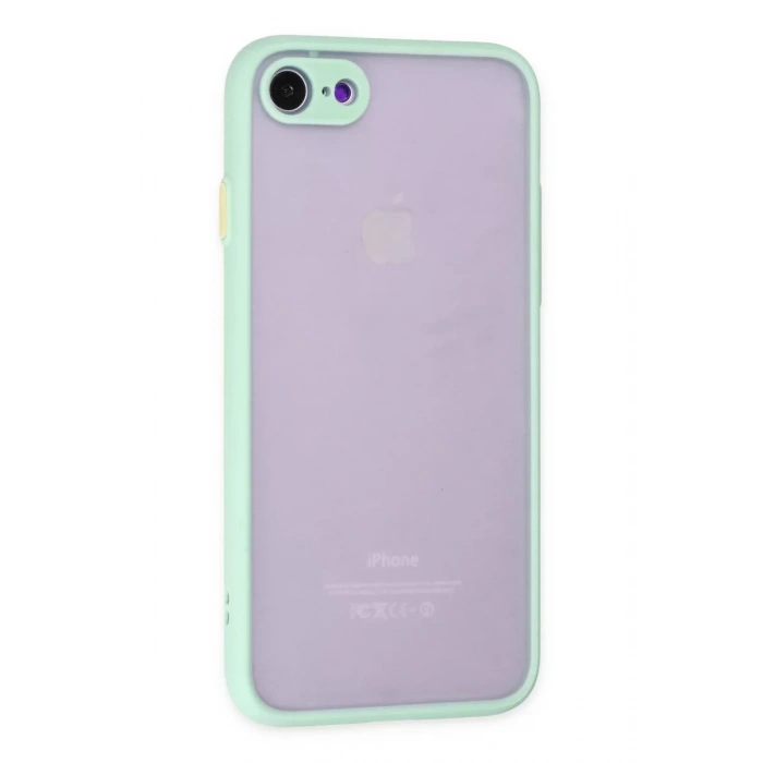 Apple iPhone 7 Kılıf Montreal Silikon Kapak - Turkuaz