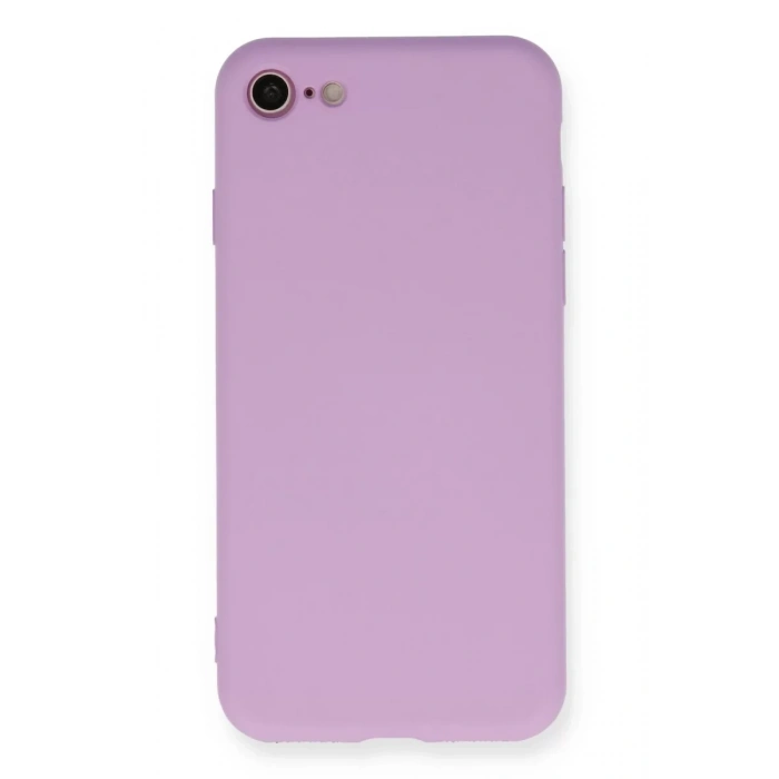 Apple iPhone 7 Kılıf Nano içi Kadife Silikon - Lila