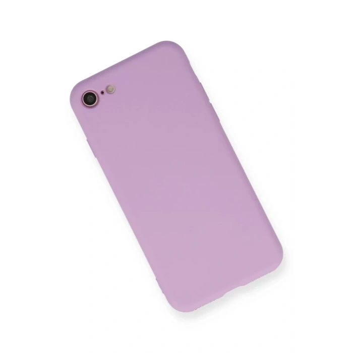Apple iPhone 7 Kılıf Nano içi Kadife Silikon - Lila