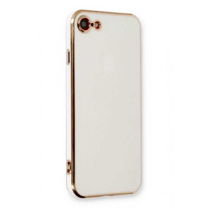 Apple iPhone 7 Kılıf Volet Silikon - Beyaz