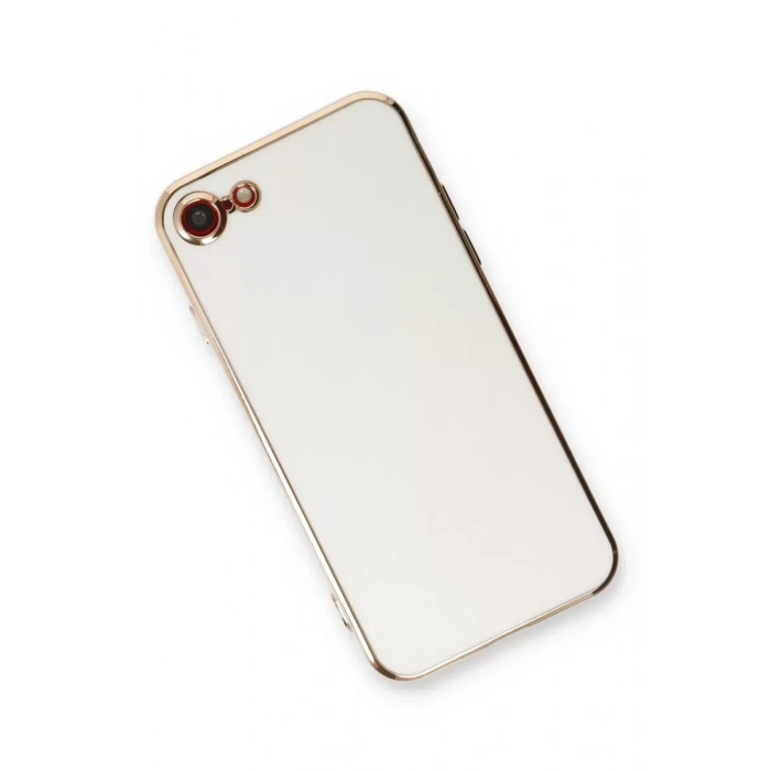 Apple iPhone 7 Kılıf Volet Silikon - Beyaz